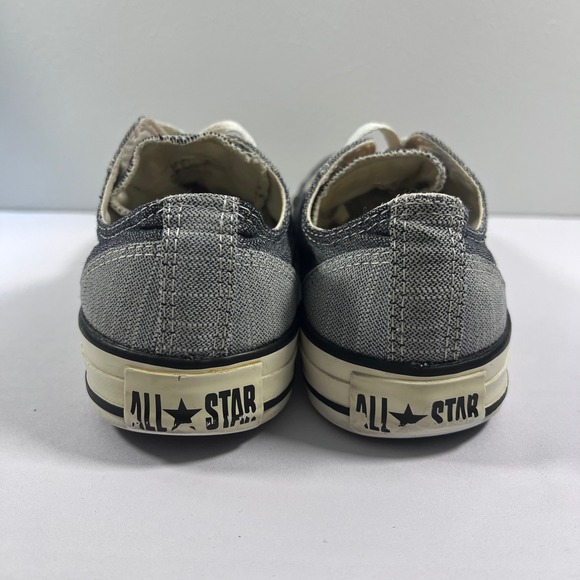 Converse All Star Low Top Gray Denim Sneakers Casual‎ Shoes Unisex W 8 M 6 - Picture 3 of 13